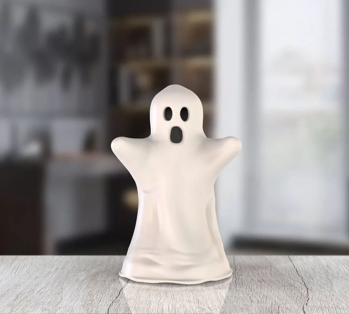 Tiny Ghost Figure 3D Print Model STL File