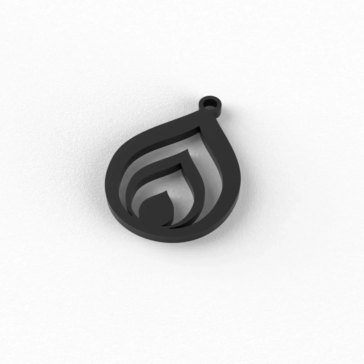 Cosmic Crescendo Drop Ear Ring 3D Print STL Files